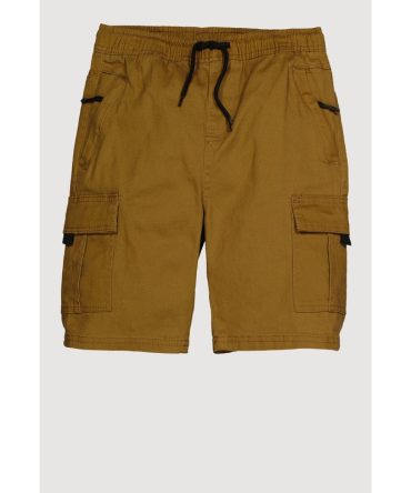 Boys Drawstring Waist Cargo Pocket Shorts