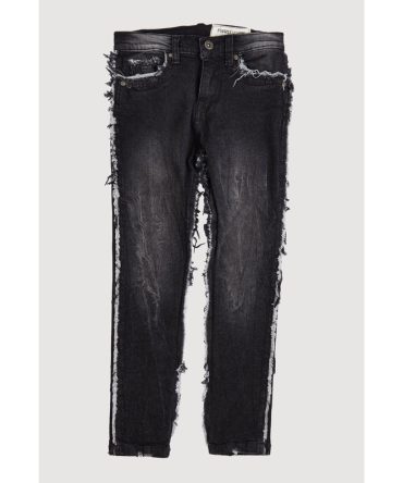 Boys Mineral Wash Frayed Jeans