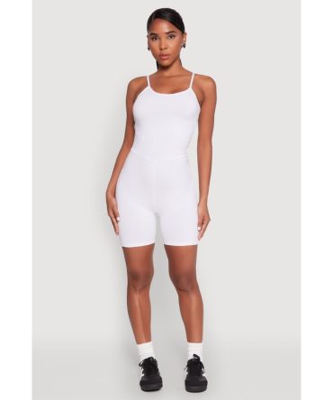 Cami Biker Romper