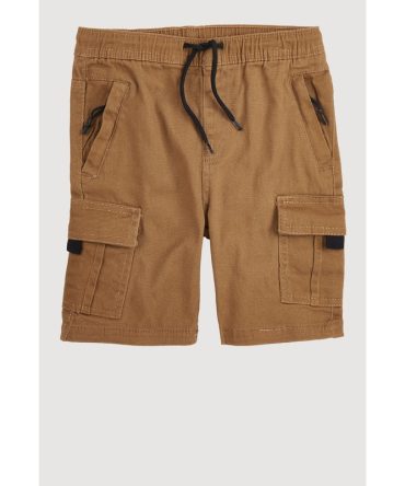 Little Boys Twill Drawstring Cargo Shorts