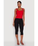 Girls Twill Wide Leg Cargo Pants