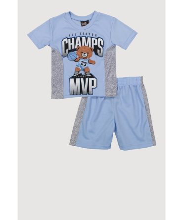 Toddler Boys All Season Champs Tee and Shorts