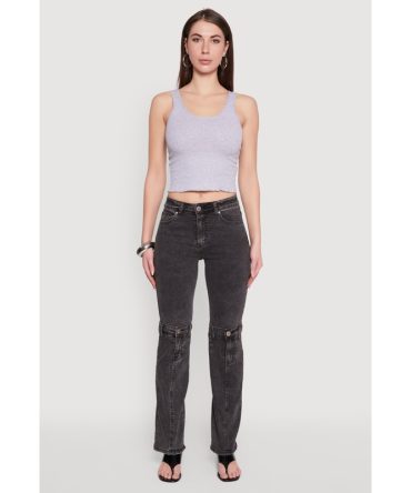 VIP Convertible Straight Leg Jeans
