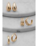 Assorted Teardrop Earring Trio