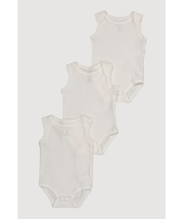 Baby 0-9M Solid Tank Bodysuits