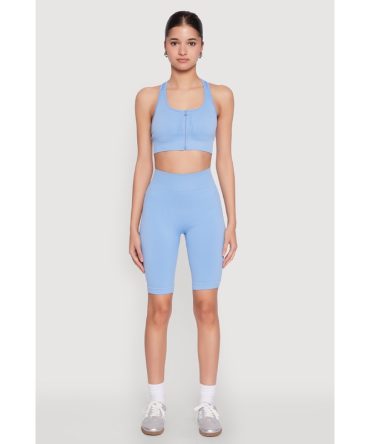 Seamless High Waist Bike Shorts