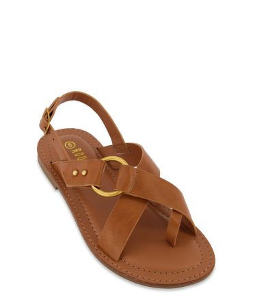 Toe Loop Cross Band Sandals