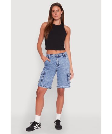 WAX Mineral Wash Cargo Jorts