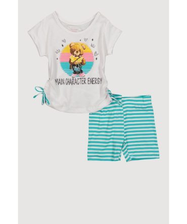 Baby Girls 12-24M Main Character Energy Tee and Shorts