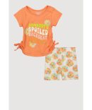 Toddler Girls Smocked Top and Striped Palazzo Pants