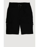 Boys Drawstring Shorts with Pockets and Zippers