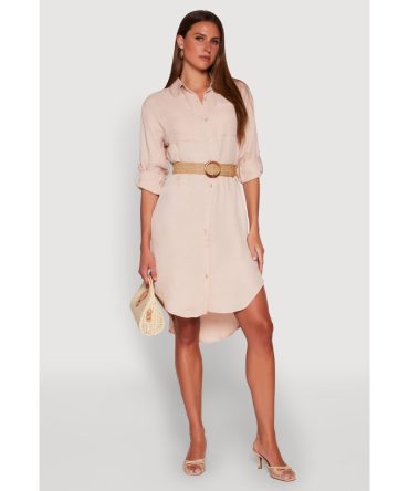 High Low Shirt Dress