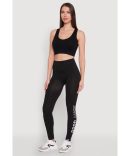 Trendy High Waisted Good Vibes Graphic Leggings
