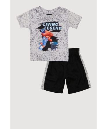 Baby Boys 0-9M Living Legend Bear Tee and Shorts