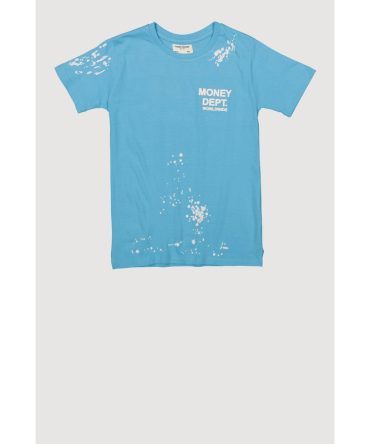 Boys Paint Splatter Money Dept. Worldwide Graphic Tee