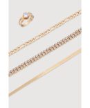 Cubic Zirconia Butterfly Charm Belly Chains