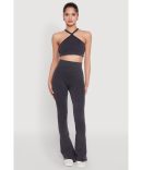 Pinstripe Zip Front Pants