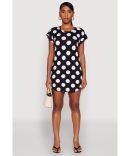 Boss Glitter Ruched T Shirt Dress