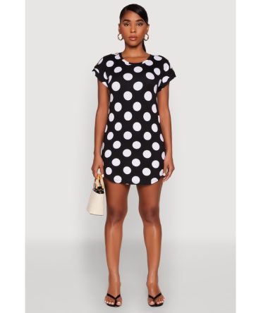 Polka Dot Shift Dress
