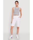 Little Girls Color Blocked Denim Skirt