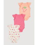 Baby Girls 0-9M Butterfly Print Footed Jumpsuit and Headband