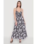 Elegant Sleeveless Plisse Empire Waist Dress