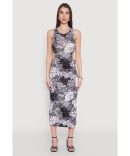 Leopard Print Smocked Empire Waist Dress