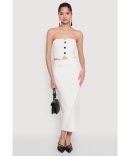 Madden Girl Striped Cami Dress with Side Slit