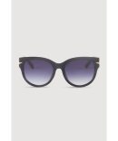 Stylish Metallic Ombre Lens Sunglasses
