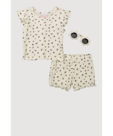 Baby Girls 12-24M Ditsy Floral Top and Shorts