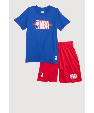 Boys NBA Logo Tee and Shorts Set