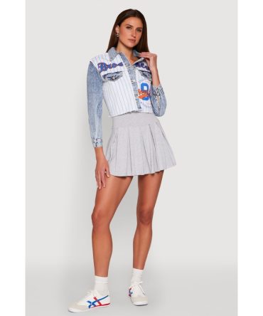 Brooklyn Baseball Graphic Jean Jacket