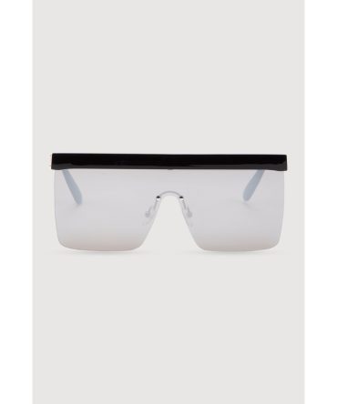 Cut Out Arm Shield Sunglasses
