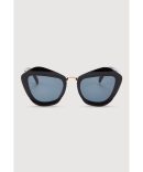 Ombre Geometric Lens Sunglasses