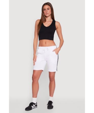 Varsity Stripe Sweatshorts