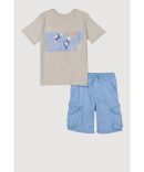 Toddler Boys Floral Print Joggers