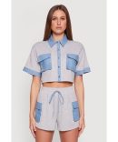 Girls Cargo Pocket Bermuda Shorts