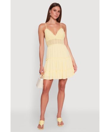 Crochet Tiered Dress