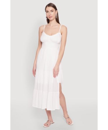 Iris Smocked Empire Waist Tiered Dress