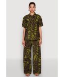 Paper Bag Waist Wide Leg Pants