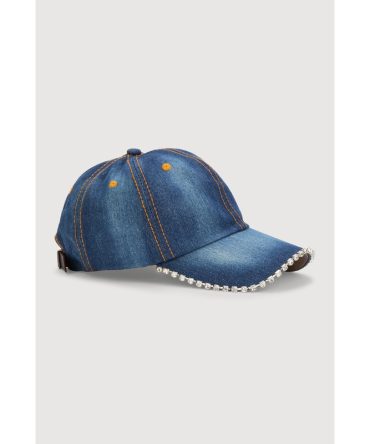 Rhinestone Trim Baseball Hat