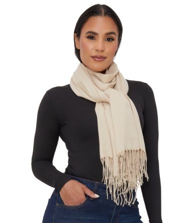 Solid Pashmina Scarf