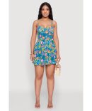 Tulip Hem V Neck Dress