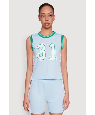 31 Graphic Contrast Trim Jersey