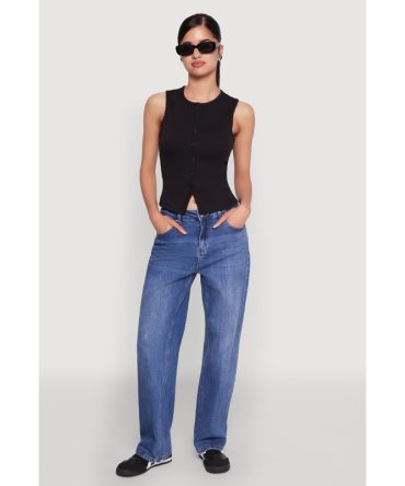 Almost Famous Rib Knit Vest