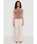 Trendy High Waisted Textured Knit Shorts for Casual Wear