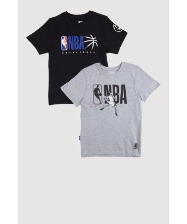 Boys NBA Basketball Graphic Tees 2 Pack