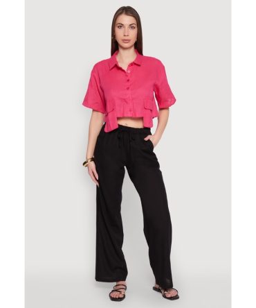 Cargo Pocket Crop Top