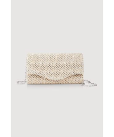 Straw Envelope Clutch Bag