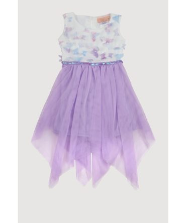 Toddler Girls 3D Butterfly Sequin Tutu Dress